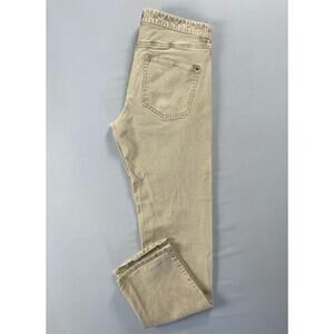 RVCA 'Daggers' Slim Fit Lightweight Stretch Jeans. Washed Beige, Men's 32X30.